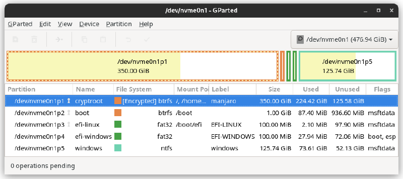 Featured image of post GPT (UEFI) for Btrfs (/ and /boot) over dm-crypt